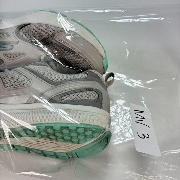 Skechers Go Run Consistent Gray Turquoise Running Shoes 128075 Women’s Size 9 - Picture 10 of 10